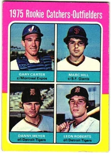 1975 Topps - 1975 Rookie Gary Carter, Dan Meyer, Leon Roberts #620 (RC) VG+ - Foto 1 di 2