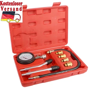 Gasoline Engine Compression Meter with M10 M12 M14 M18 Adapter 0-300 PSI Pressur - Bild 1 von 8