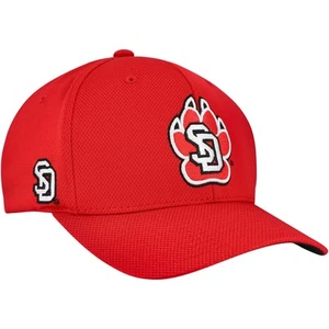 Men's-Top of the World Red South Dakota Coyotes Reflex Performance Flex Hat - Picture 1 of 4