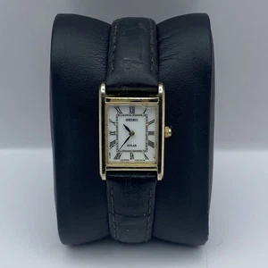 17mm Seiko Solar V115-0BD0 Japan Ladies Quartz Watch Untested Parts / Repair - Picture 1 of 18