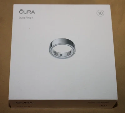 Oura Ring 4 Smart Ring 4th Gen. Size 10 SILVER Activity Tracker - Brand new - Image 1 of 4