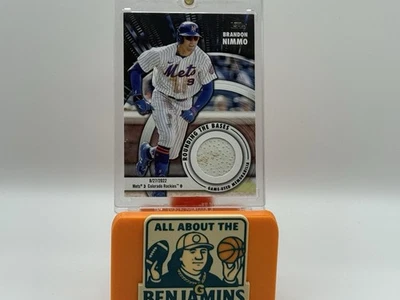 2024 Topps Serie 2 - Redondeando las bases Reliquias Brandon Nimmo #RTB-BN (MEM) Foto 1 de 2