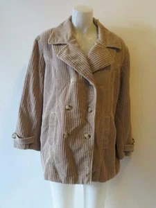 WOMENS NORDSTROM BEIGE CORDUROY COTTON JACKET SIZE 1X - Picture 1 of 5