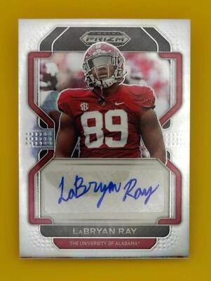 2023 Panini Prizm Draft Picks LABRYAN RAY Rookie Auto Prizm Card! Panthers! RC! - Image 1 of 2