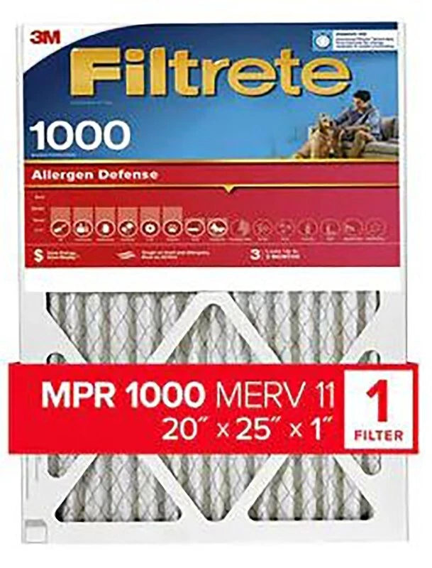 3M FILTRETE 9803-4 CASE OF (4) 20x25x1 AIR FURNACE PLEATED HVAC FILTERS
