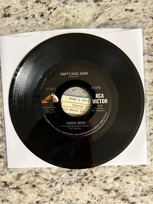 Connie Smith - Baby's Back Again/It Only Hurts For  45 RPM, RCA Records,1968, UC - Image 1 of 2