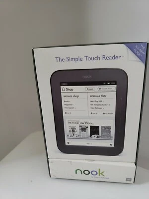 Barnes & Noble Nook Simple Touch eBook Reader - Black  - Image 1 of 4