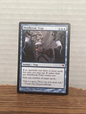 MTG Mindbreak Trap  - Zendikar - Image 1 of 2