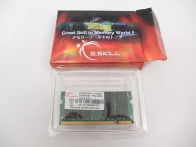G.SKILL 1GB DDR2 533 PC2-4200 SODIMM Laptop RAM Memory F2-4200PHU1-1GBSA - Image 1 of 4