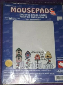 The Sugarplum Express Mousepads Counted Cross Stitch 1516 NIP - Picture 1 of 1