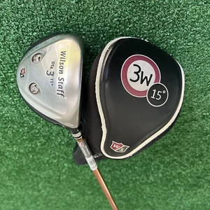 Wilson Staff Df6 Fairway 3-Wood 15°, Stiff-Flex Aldila NVS-DL 75g, Men's RH + HC - Picture 1 of 6