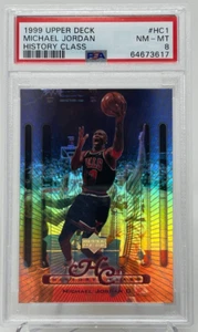 1999 Upper Deck History Class #HC1 MICHAEL JORDAN PSA 8 NM-MT Bulls - Foto 1 di 2