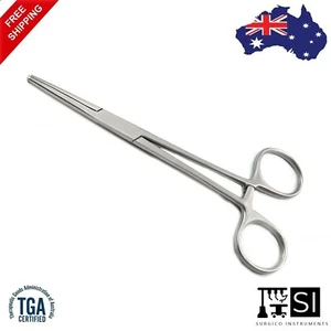 HEMOSTAT FORCEPS SURGICAL SUTURING CLAMP LOCKING PLIER ARTERY KELLY FORCEP 14 CM - Bild 1 von 3