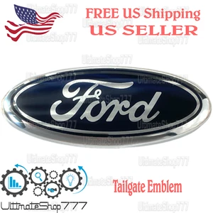 Rear Tailgate Oval Emblem for Ford Focus Fusion C-max Taurus Escape Freestyle - Picture 1 of 3