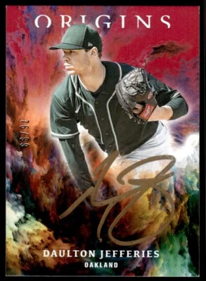 2021 Panini Chronicles Origins Signatures Silver Ink Daulton Jefferies - Auto - Image 1 of 2