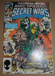 MARVEL SUPER HEROES SECRET WARS #10 ICÓNICO DR. DOOM CUBIERTA CRUDA 1984 COPIA - Imagen 1 de 12