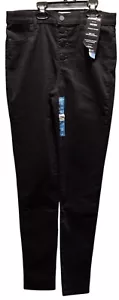 Jordache Girls, High Rise, Stretch, Super Skinny. Black Jeans Size 18 Slim, New - Picture 1 of 4