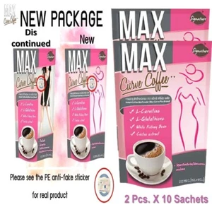 2 x Max Curve Kaffee Gewichtskontrolle Verlust Verbrennung überschüssige Fettanpassung Form keine Wirkung - Bild 1 von 8