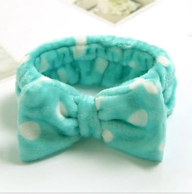 Korean Headband Fast Dry Bow Tie Make up Face Wash Hair Band Bath Head Wrap Cut - Image 1 of 4