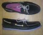 SPERRY Women's Sebago Top-Sider Boat Shoes Blue Leather Loafers Sneakers 11M