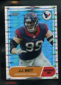2015 Topps Chrome MINI SET BREAK J.J. Watt 60th Anniversary PULSAR #/25 - Picture 1 of 2
