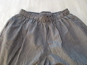 Chef Works Men's Size L Drawstring Elastic Waist Restaurant Checkered Chef Pants - Picture 1 of 8