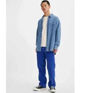 Levi's Premium Neu Cord Stay Loose Carpenter Blue Garment Dye W29 L32 - Bild 1 von 10