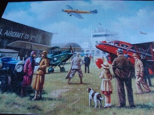 LUFTDISPLAY 30ER JAHRE - FALKENSTICHSÄGEN - 1000 TEILE - GEBRAUCHT/KOMPLETT - Bild 1 von 3