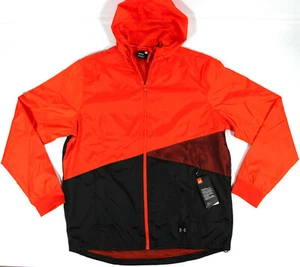 UNDER ARMOUR Unstoppable Windbreaker Jacket- L- NEW -UA ripstop hooded coat-$100 - Picture 1 of 4