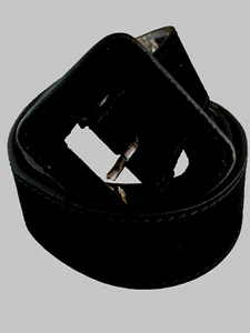 NEW NINE WEST Genuine Leather Women Belt Classic  & Elegant Black Suede XL - Picture 1 of 3
