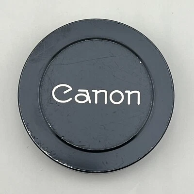 Canon FD 78mm Front Lens Cap Push-on Rare Metal Genuine OEM - Image 1 of 4
