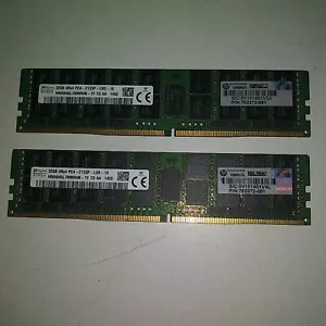 Mémoire REG Hynix HMA84GL7MMR4N-TF 64 Go (2x32 Go) 4Rx4 PC4-2133P DDR4 RDIMM ECC ECC - Photo 1/2