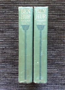 RARE 2-VOLUME VINTAGE 1908 SET Ben Hur: A Tale of the Christ by Lew Wallace - Imagen 1 de 12