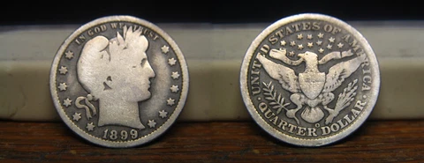 1899-O BARBER LIBERTY HEAD QUARTER 1899O US COIN Cover