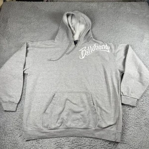 Vintage Y2K Billabong Embroidered Grunge Goth Style Spellout Hoodie XL - Picture 1 of 6