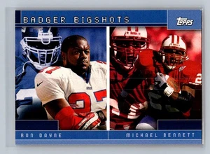 2001 Topps Chrome Combos rifrattori Ron Dayne / Michael Bennett #TC14 - Foto 1 di 2