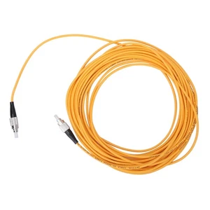 10m FC/UPC To FC/UPC Single Mode Optical Fiber Patch Cable Cord Jumper Yellow - Afbeelding 1 van 7