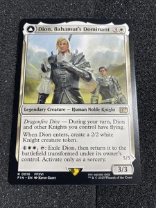 Dion, Bahamut's Dominant 0016 Raro Final Fantasy Magic: The Gathering - Imagen 1 de 2