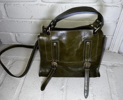 Nuevo Bolso de Mano Anthropologie Verde Musgo con Etiqueta Foto 1 de 4