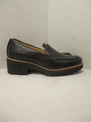 Zapatos Mocasines Naturalizer CABARET Mujer Negro Suela Tacón Talla 9 W Foto 1 de 4