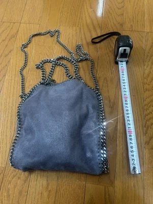Bolso de Hombro Stella Mccartney Imitación Cuero Falabella Auténtico Gris Mujeres Reino Unido 120161 Foto 1 de 4