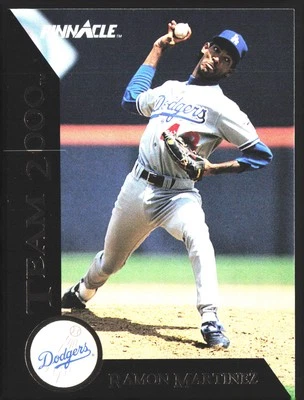 1992 Pinnacle Team 2000 #49 Ramon Martinez Los Angeles Dodgers - Image 1 of 2