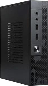 TX02 Thin Mini ITX Desktop with Screen VESA Rack and Vertical Stand feet black - Picture 1 of 5