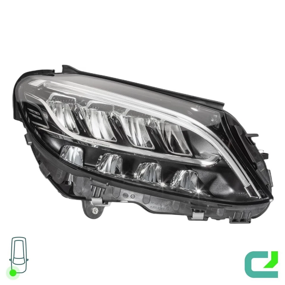 HELLA 1EX013063-521 Hauptscheinwerfer rechts Scheinwerfer für Mercedes-Benz