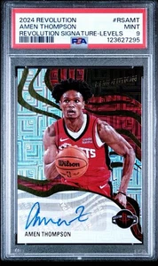 2024-25 Panini Revolution - Amen Thompson Auto Autograph # /25 Psa 9 Pop 1 - Picture 1 of 2