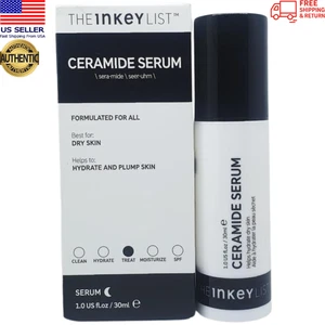 The Inkey List Ceramide Serum 1 fl oz / 30 ml per pelle secca - Nuovo con scatola scadenza 01/2028 - Foto 1 di 4