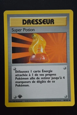 Pokémon TCG SUPER POTION 1ST EDITION FRENCH SUPER POTION Base Set 90/102 NM - Image 1 of 2