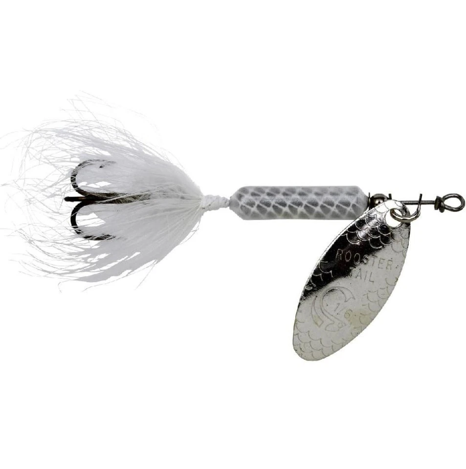 Worden's Yakima Bait Rooster Tail Fishing Lure White Choice of Size - Image 1 of 1