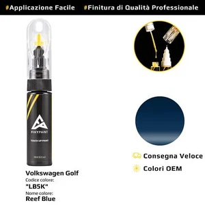Vernice di ritocco per Volkswagen Golf Cod: LB5K Reef Blue - Foto 1 di 5