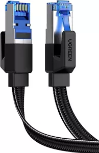 Ugreen Cat8 Ethernet Flach Geflochtenes Kabel RJ45 40Gbps Netzwerk Lan Kabel 1M-20M - Bild 1 von 8